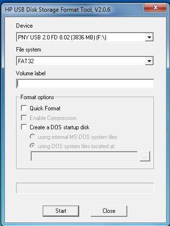 Boot DOS flash drive ir instrukcija, lai izveidotu.